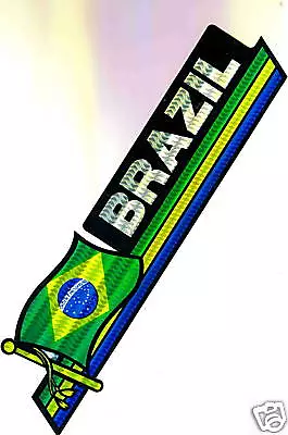 Brazil Flag Bumper Sticker NEW