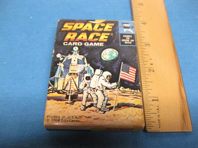 VINTAGE 1969 SPACE Race card game by Edu-Cards, never used $13.66 ...