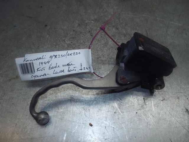 Kawasaki GPX250/EX250 1989 Cilindro principale freno anteriore - Leva piegata
