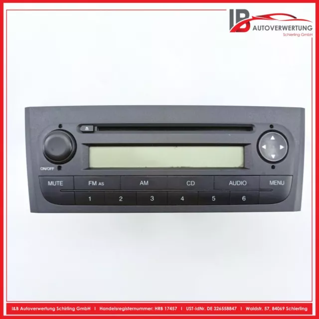 FIAT PUNTO ACTIVE 1.2L CD-Radio Autoradio 7354812940 28178664 CODE FEHLT