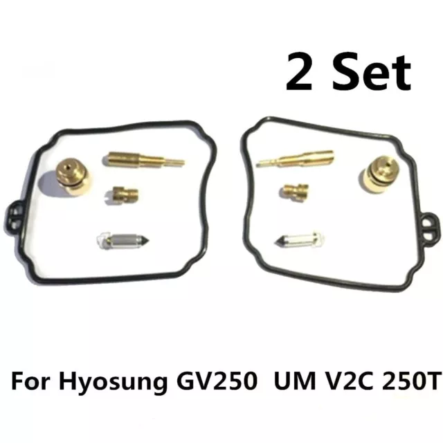 Vergaser-Kit Wiederaufbau 2 Satz Für Hyosung GV250 UM V2C 250T Hauptdüse