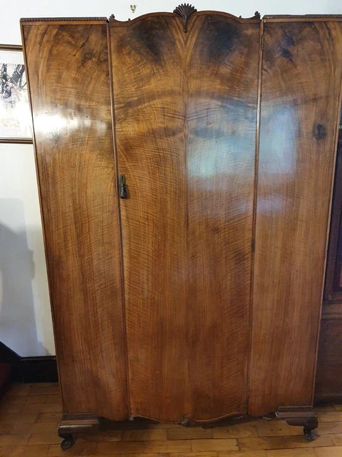 Antique Burr Walnut Wardrobe