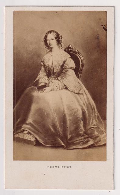 Photo CDV Originale - Famille Comte & Comtesse De Chambost, Savoie, Vers 1870