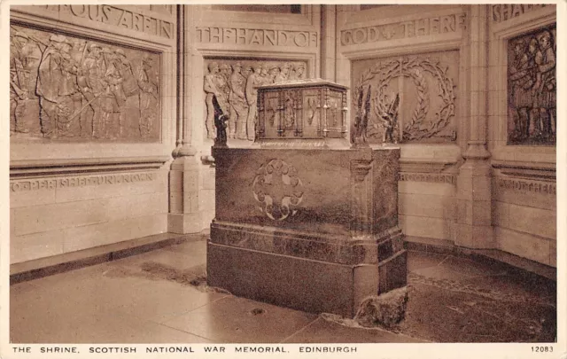 uk22370 the shire scottish national war memorial edinburgh castle  real photo uk
