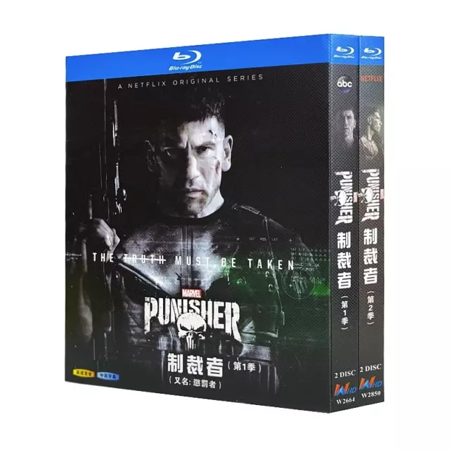 The Punisher Season 1-2 (2019)-Brand New Boxed Blu-ray HD TV series 4 Disc