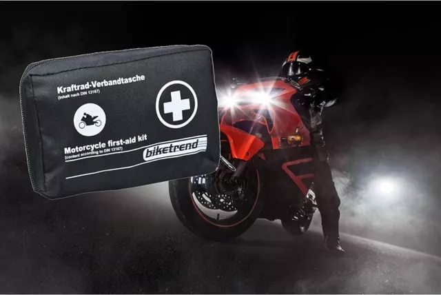 Kit di Primo Soccorso per Auto e Moto, Omologato Secondo DIN 13167