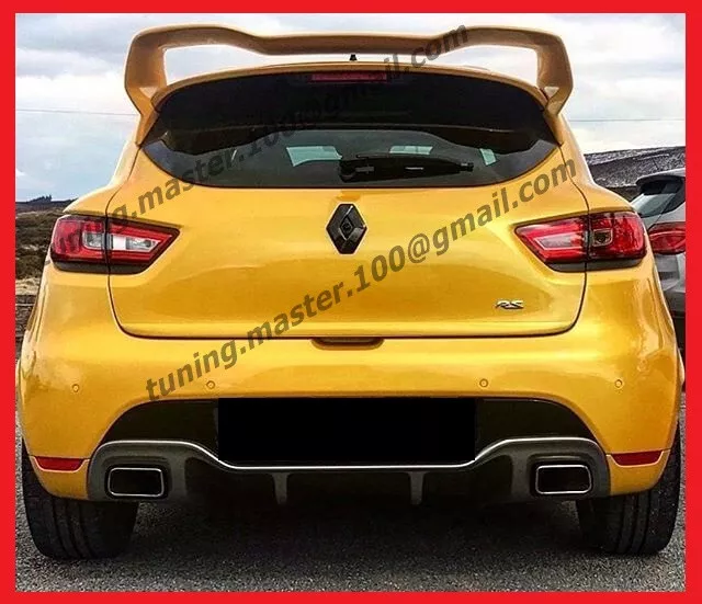 RENAULT CLIO IV 220 200 Cup Trophy Rs16 Rear Wing , Roof Spoiler +++ New  +++ £189.00 - PicClick UK