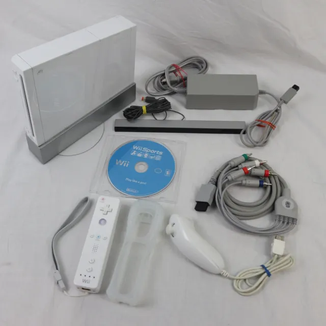 Restored Nintendo Wii Limited Edition Blue Video Game Console Home