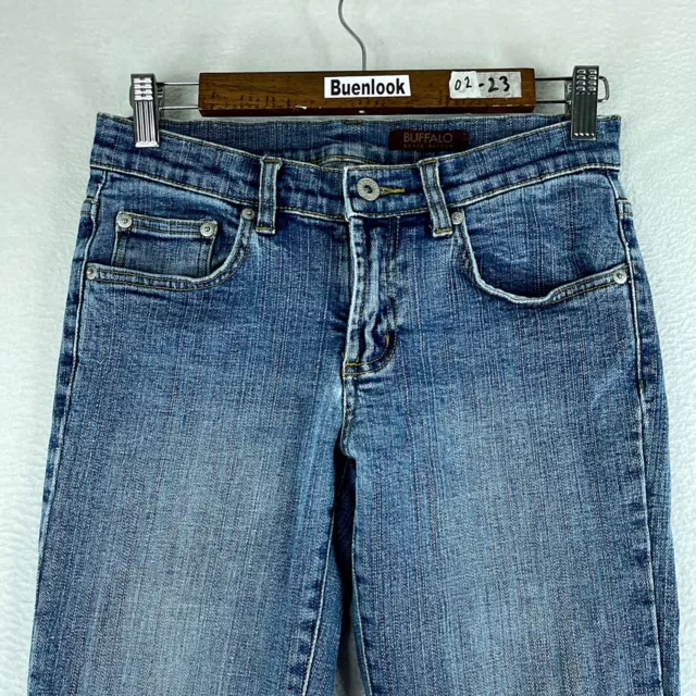 Buffalo David Bitton Womens Jeans Blue Tag Size 28 (28x30) Low Rise Bootcut 3