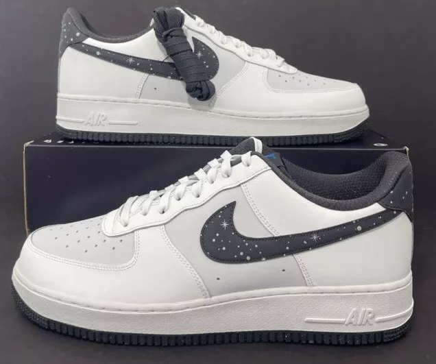 Nike Air Force 1 '07 Starry Swoosh Summit White FV6656-100 U.K. 10 EU 45