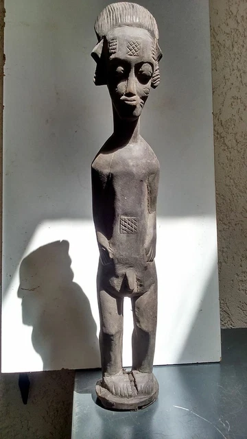 african Statue. Statue africaine COTE D'IVOIRE BAOULE african art tribal premier