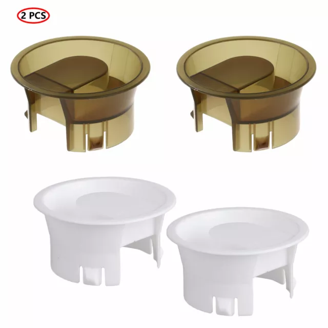2 Splash Resistant Lids Dustproof Covers Stoppers for Glass Bistro Water Pitcher