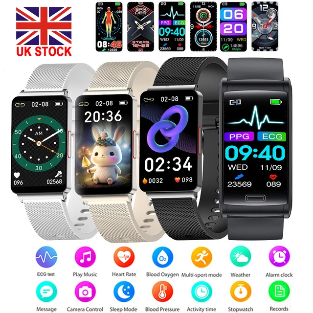 Women Smart Watch ECG Sleep Monitor Ladies Heart Rate Fitness Tracker 2023