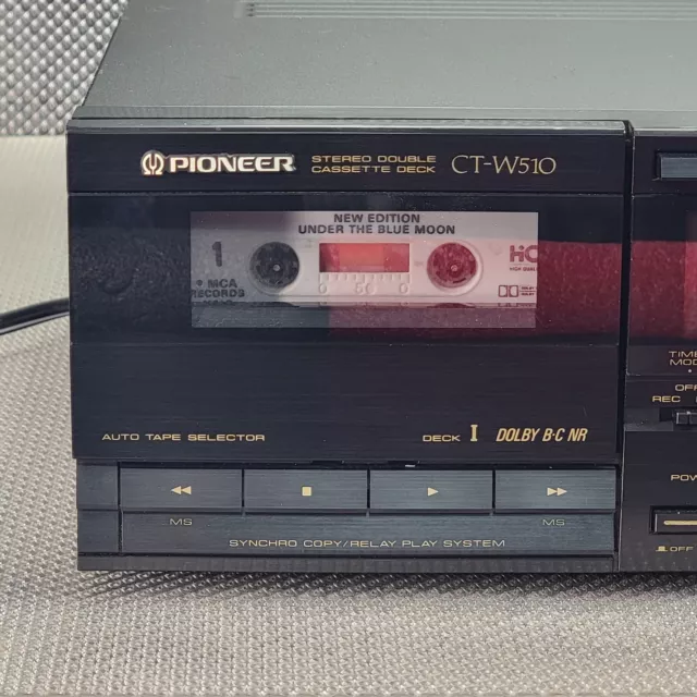 Pioneer CT-W510 Stereo Double Cassette Tape Deck Tested (Read Description)