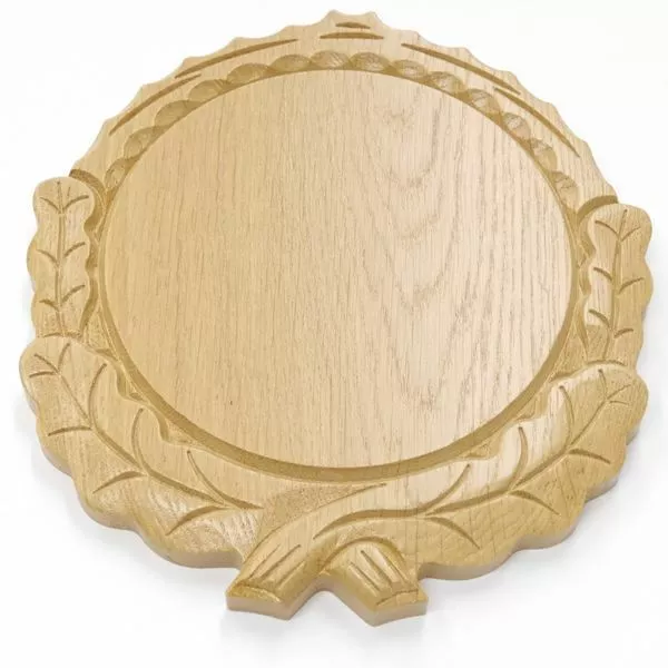 Placa de Jabalí Tallado Roble Claro AF16cm Tablero Keiler Gewaffbrett 2