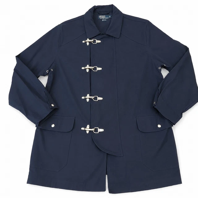Vintage 80’s Polo Ralph Lauren Fireman Jacket Metal Lobster Clasp Rare
 – Motley Vintage