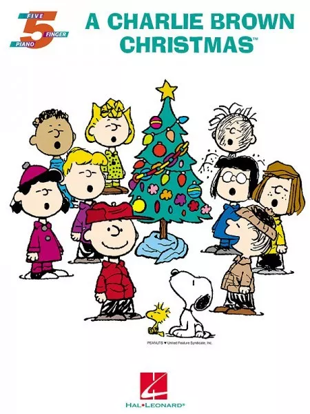 A Charlie Brown Christmas Five Finger Piano Songbook NEW 000316069