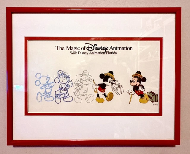 THE MAGIC OF Disney Animation Series Cel Mickey Mouse