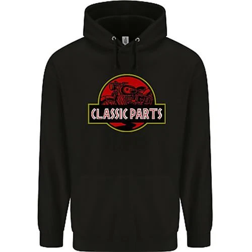 Classic Motorcycle Parts Motorbike Biker Childrens Kids Hoodie