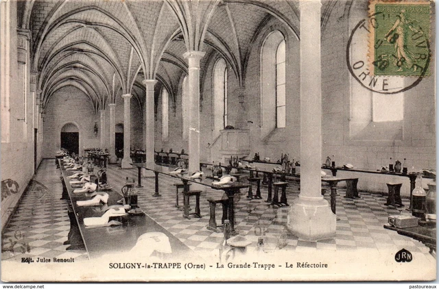 61 SOLIGNY LA TRAPPE - La grande Trappe - Le refectoire PAST/4397