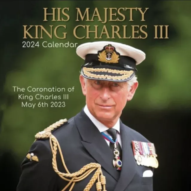 KING CHARLES CROWN Coronation May 6th Calendar Royal Souvenir New