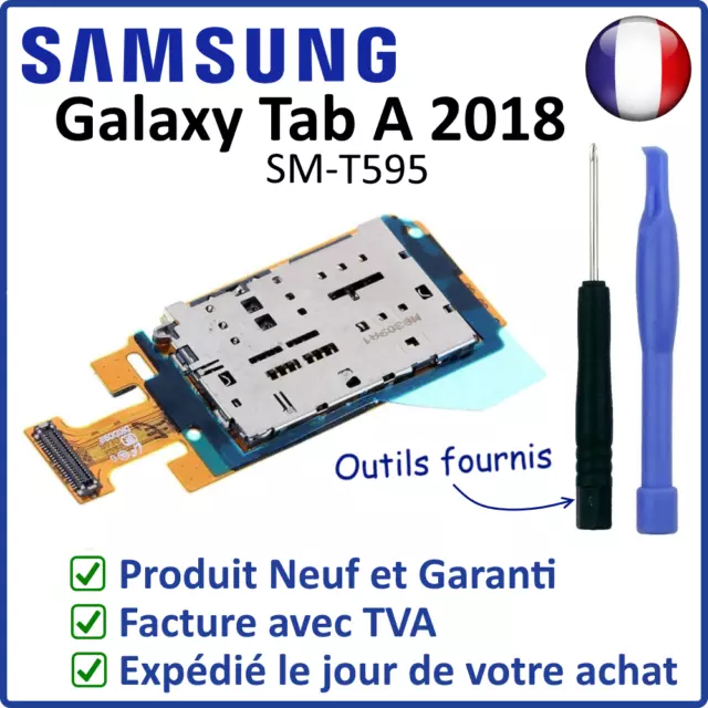 Lecteur SIM + Carte SD Samsung A01 A02 A02S A10S A11 A12 A51 A71