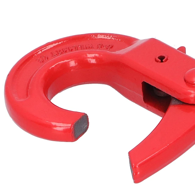 Slip Hook Safty Lock Self-Locking Eye-Type Lifting Hooks Working Tension 1.12T