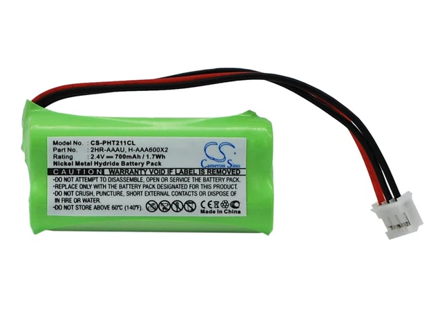 Batterie Ni-MH 3.6V 700mAh Type T093 – Pour Téléphones Detewe, Magic, Nova
