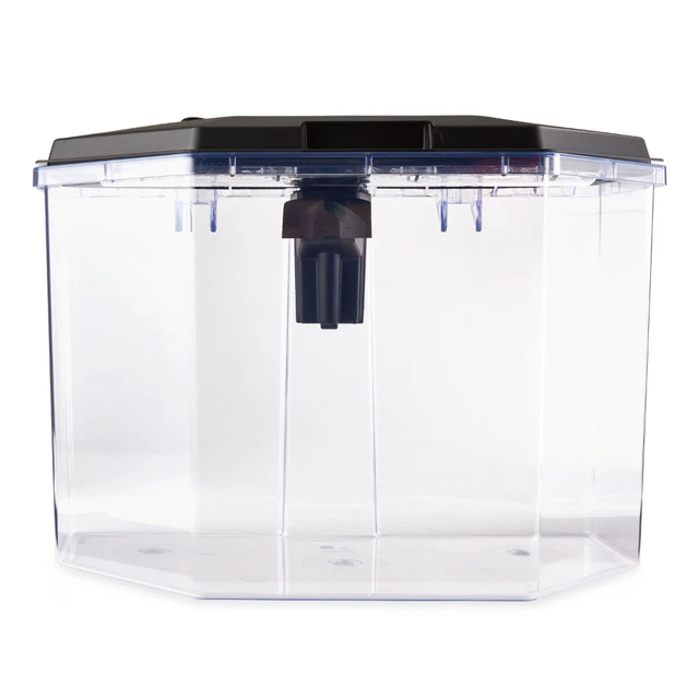 Aqua Culture 6.5-Gallon Semi-Hex Aquarium Kit Plastic with 7 Colors LED Lighting