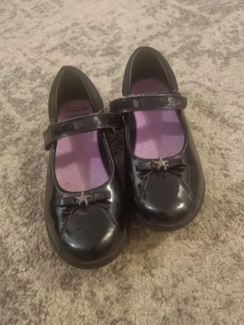 GIRLS GLOFORMS BY Clarks Mariel Wish Inf Bow Trim School Shoes 19.99 PicClick UK