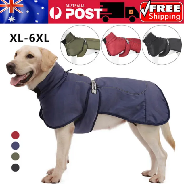Waterproof Winter Warm Large Dog Clothes Pet Down Jacket Thicken Coat Windproof