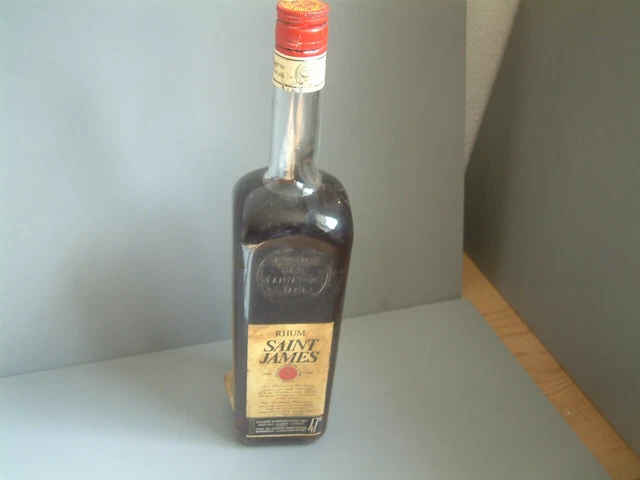 Ancienne Bouteille De Rhum Brun Saint James 100Cl 47°*