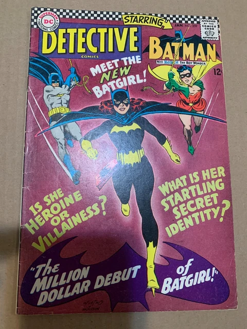 Detective Comics # 359, Jan. 1967, First Batgirl! Nice Condition