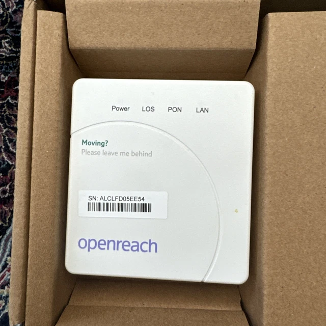 NOKIA-ONT G-010G-T OPENREACH Optical Fibre GPON Terminal BNIB X1 £9.99 ...