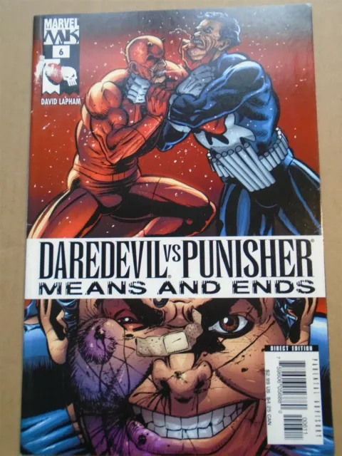 DAREDEVIL VS PUNISHER : MEANS AND ENDS #6 Marvel Comics VF