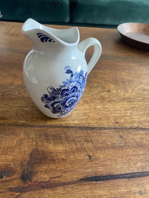 Carafe en faïence de Delft Fleurs - SA - Antiquités décoration