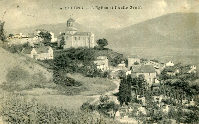 CARTE CORENC L'EGLISE et l'Asile Genin EUR 8,00 - PicClick FR