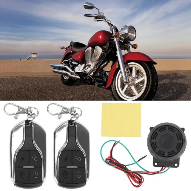 Dispositif d'alarme de moto Système d'alarme moto Kit d'alarme sans fil