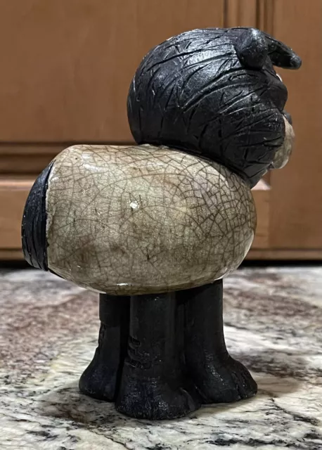 Südafrika handgefertigte verrückte Ton Raku Keramik Löwe Figur 5