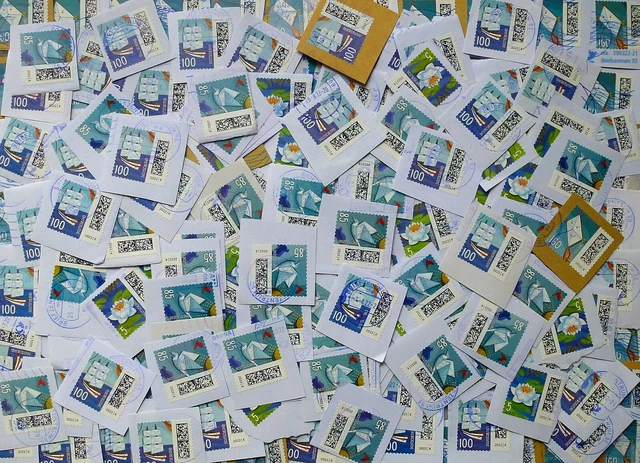 500g Kiloware, neue DS "Welt der Briefe" aus Deutschland