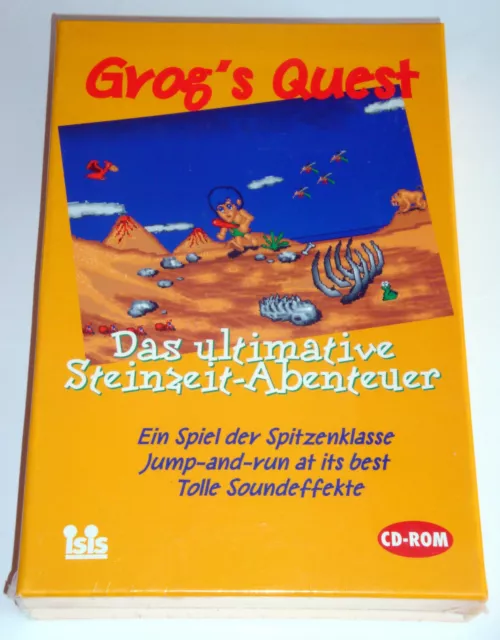 +++ Grog's Quest +++ NEU !!! Rares Jump 'n Run-Game, MS DOS / Win 95