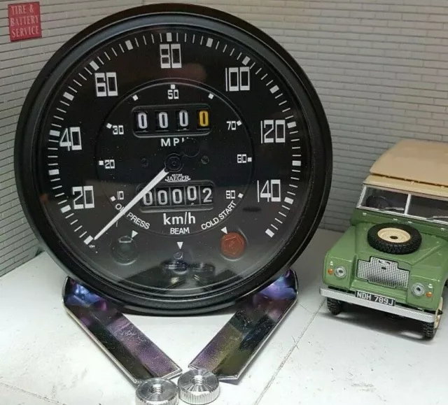 Land Rover Series 3 Jaeger Smiths Speedo & Trip LWB 7.50 OEM PRC2607 KmPH KPH