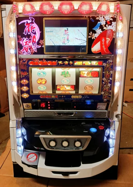 SANKYO CRP 花月伝説 Legend R Pachinko (Pachislot) Pachislo Hybrid Skill Stop Machine