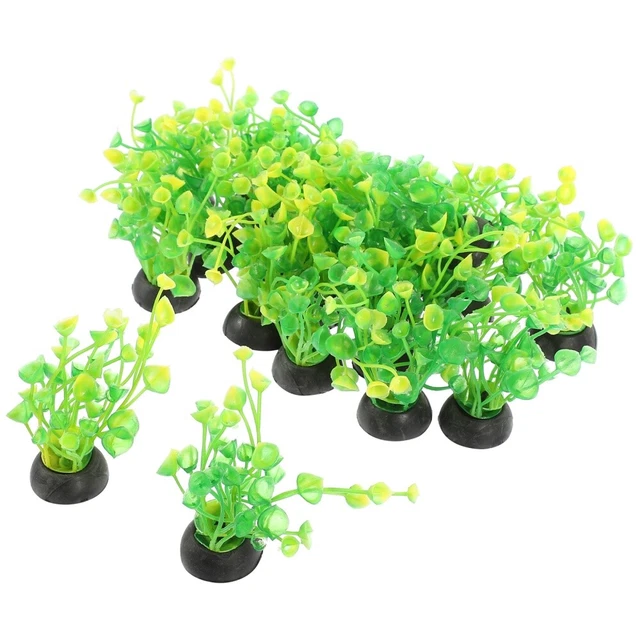 20 Pcs Small Plants Large Fish Tank Decorations Aquarium Plastic Betta