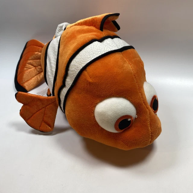 GENUINE DISNEY STORE NEMO Plush 17" Stuffed Animal Toy Finding Nemo