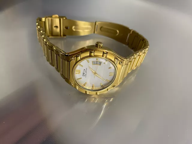 Daniel Steiger Men's Broadway Gold 3301G-M 18K Fused Gold Stainless Steel Watch