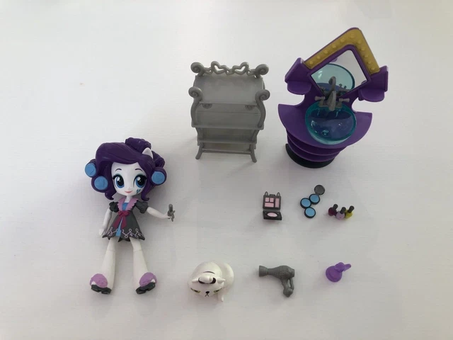MY LITTLE PONY MLP Equestria Girls Mini Rarity Sleepover Slumber Party ...