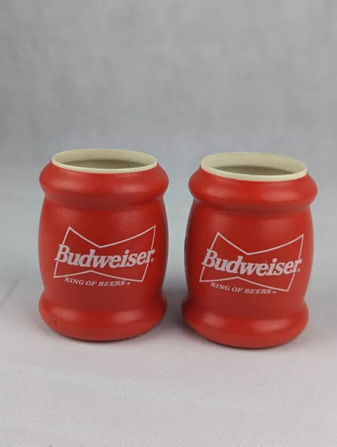 Budweiser King Of Beers Can Koozie Coozie Tuffoams Can Holder Cooler vintage 90s