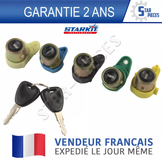 Barillet Serrure Barillets Serrures Porte Renault Kangoo 1 1997-2008 2