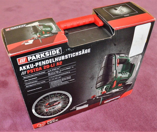 PARKSIDE® 20 V seghetto alternativo a batteria PSTDA 20-Li A2 con